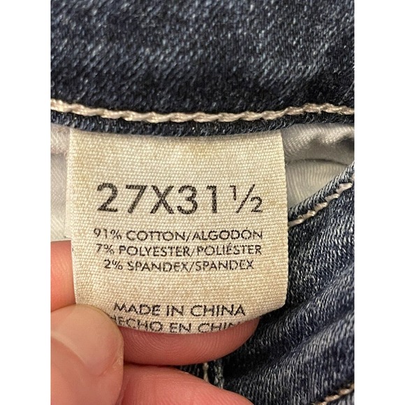 BKE Jeans Payton Straight Medium Wash Denim 27” The Buckle Low Rise 29.5”inseam - Picture 4 of 9